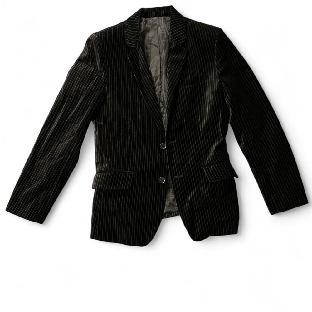 Heritage 1981 Black pinstripe blazer